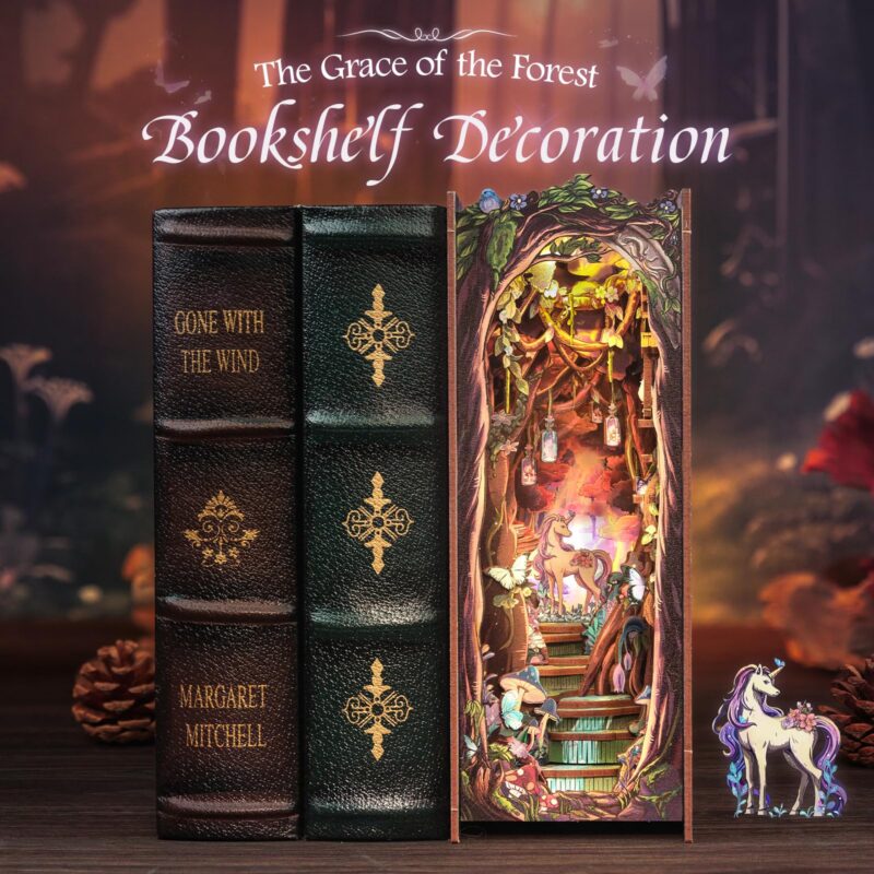 Cutebee The Grace of the Forest DIY Book Nook Kit
