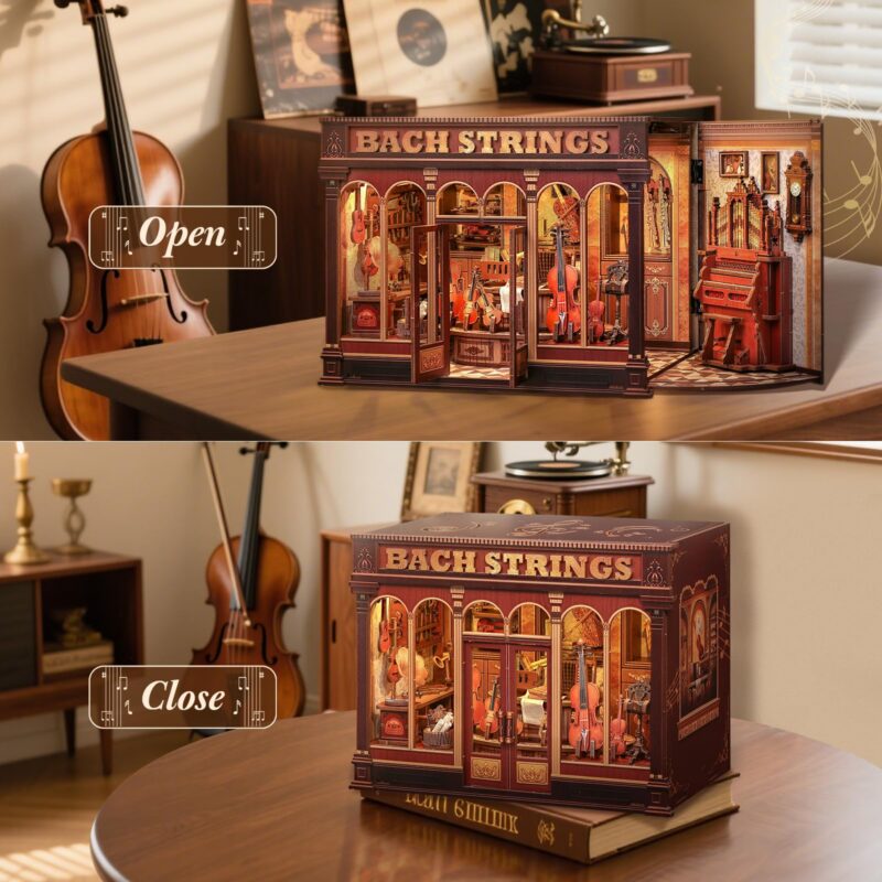 Cutebee Bach Strings DIY Book Nook Kit