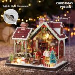 Ozjay Warm Christmas Lodge DIY Miniature House Kit