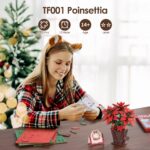 Robotime Poinsettia 3D Wooden Puzzle