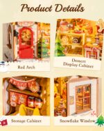 Robotime Gingerbread House DIY Miniature House Kit