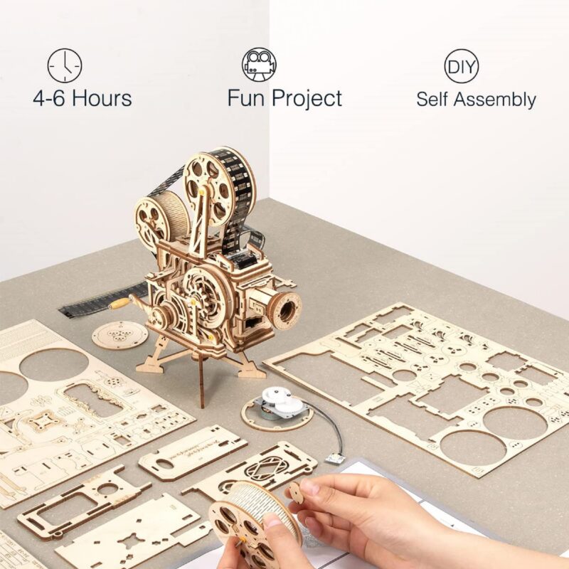Rokr Vitascope 3D Wooden Movie Projector Puzzle — view 5