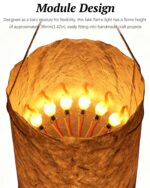 Luantuo Flickering Flame Effect Mini LED Lights (6-Pack)