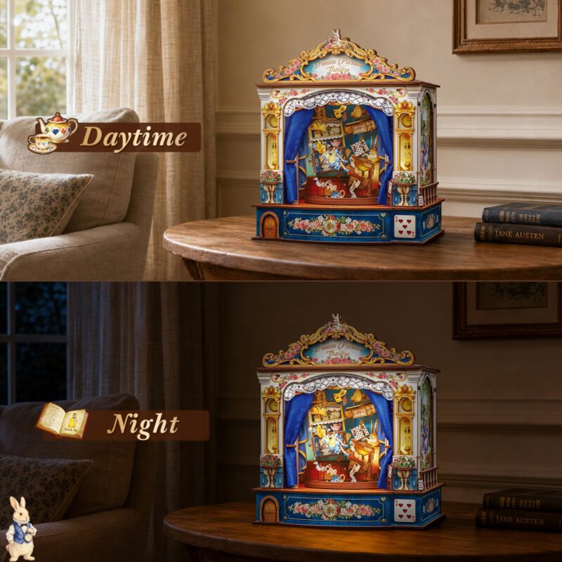 Cutebee Dream Parade Theatre 3D Wooden Puzzle with LED