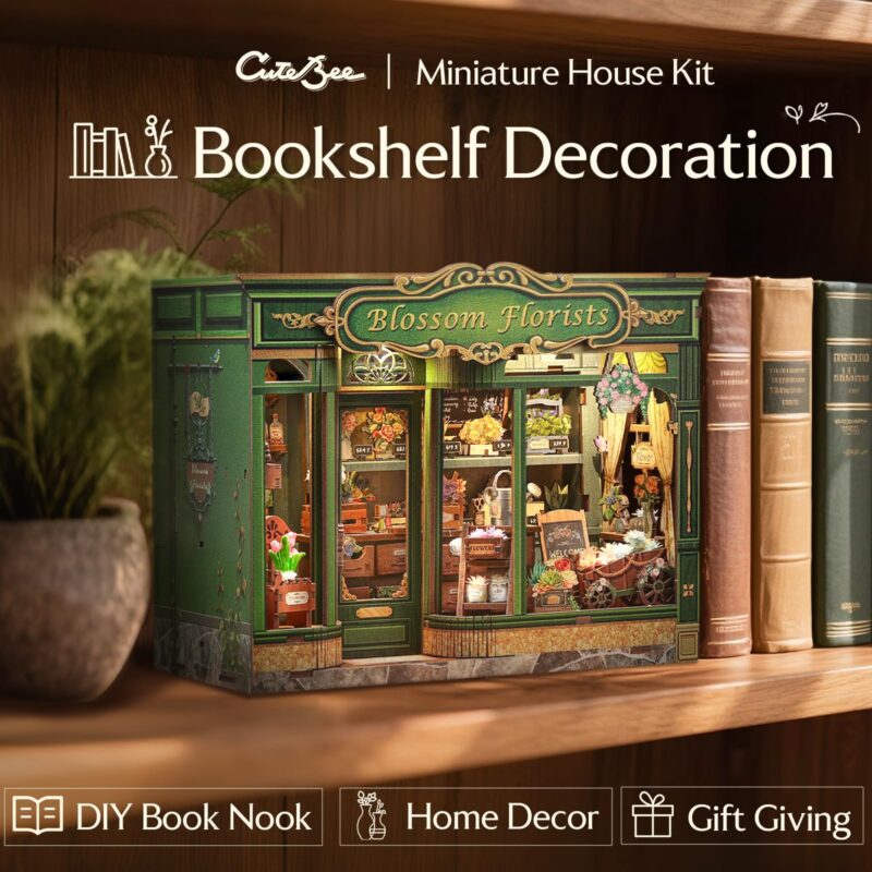 Cutebee Blossom Florists DIY Book Nook Kit