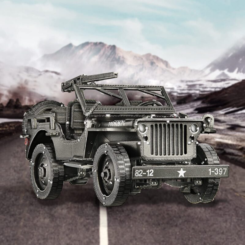 Piececool Willys Military SUV 3D Metal Model Kit