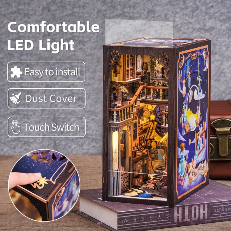 Cutebee Nebula Common Room DIY Book Nook Kit