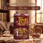 Cutebee Marguerite Tailor Shop DIY Book Nook Kit with LED