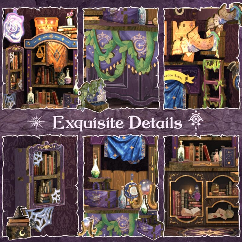 Cutebee The Astrology Bookshop DIY Book Nook Kit