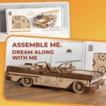 Ugears Dream Cabriolet VM-05 3D Wooden Puzzle — view 5