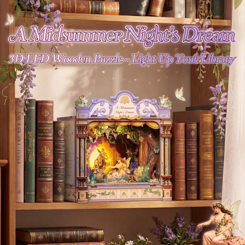 Cutebee A Midsummer Night's Dream DIY Miniature House Kit with LED