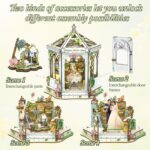 Cutebee Windsor Flower House DIY Miniature House Kit with LED