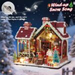 Foyucool Winterfest DIY Miniature House Kit with LED