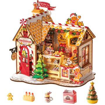 Robotime Gingerbread House DIY Miniature House Kit