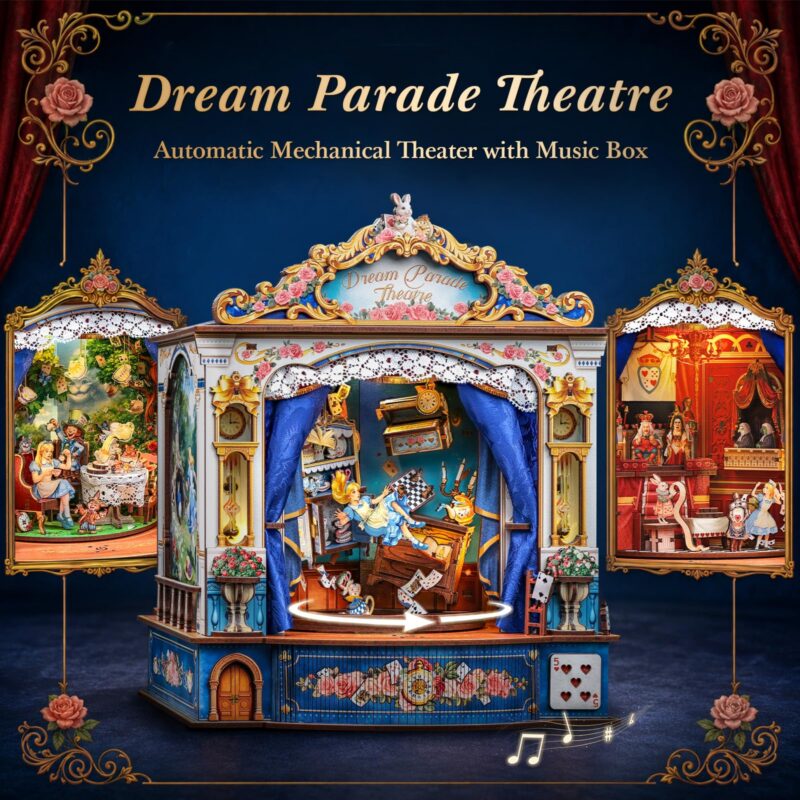 Cutebee Dream Parade Theatre 3D Wooden Puzzle with LED