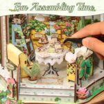 Cutebee Windsor Flower House DIY Miniature House Kit with LED