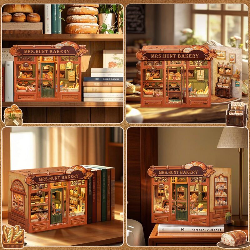 Cutebee Mrs. Hunt Bakery DIY Book Nook Kit