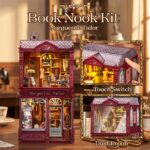 Cutebee Marguerite Tailor Shop DIY Book Nook Kit with LED