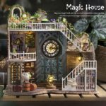 Cutebee Magic House DIY Miniature House Kit with LED