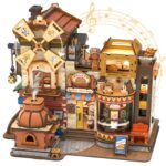 Cutebee Bread Factory 3D Wooden Puzzle with LED