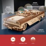 Ugears Dream Cabriolet VM-05 3D Wooden Puzzle — view 2