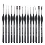 Pandafly Detail Paint Brush Set (15-Piece)