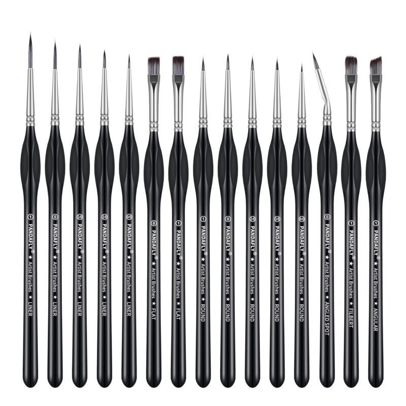 Pandafly Detail Paint Brush Set (15-Piece) Pandafly Detail Paint Brush Set (15-Piece)