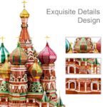 Piececool Saint Basil's Cathedral 3D Metal Model Kit (711 Pcs)