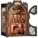 Cutebee Forest Tea Shop DIY Miniature House Kit with LED