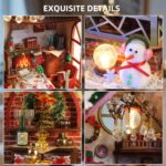 Ozjay Warm Christmas Lodge DIY Miniature House Kit