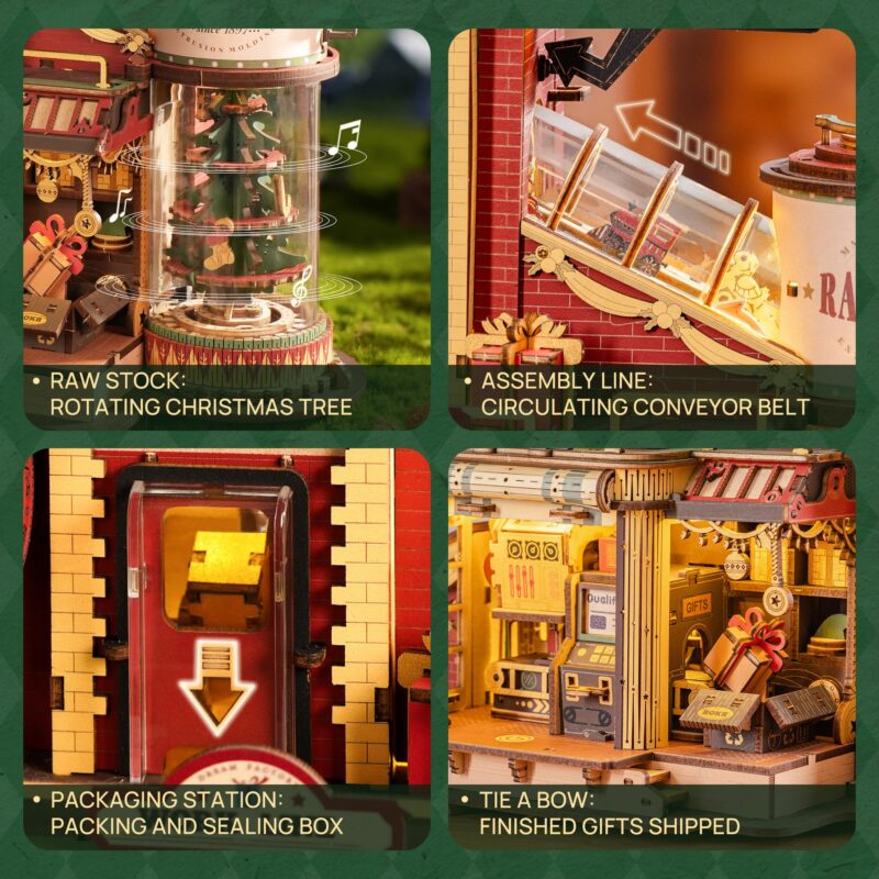 Rokr Dream Gift Factory DIY Miniature House Kit