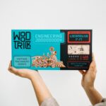 Wood Trick Toy Train Set 3D Wooden Model Kit