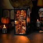 Toyqi Spooky Alley DIY Book Nook Kit with LED