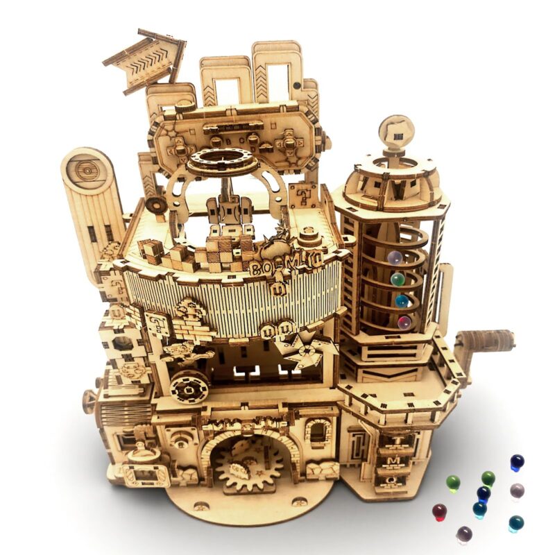 Faucly Mechanical Castle 3D Wooden Puzzle Faucly Mechanical Castle 3D Wooden Puzzle