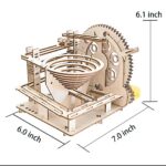 Auryee Spiral Track 3D Wooden Marble Run