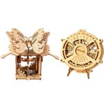 Music Park Butterfly & Calendar 3D Wooden Puzzle