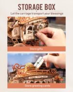 Rokr Stagecoach 3D Wooden Music Box Puzzle