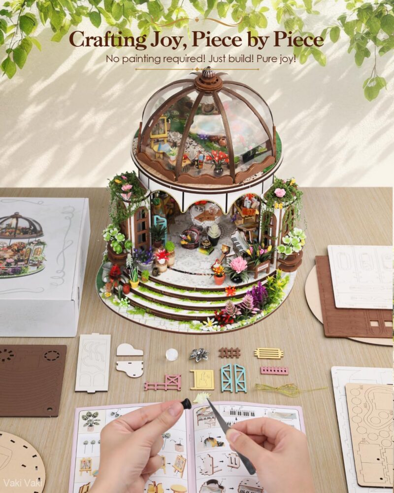 Vaki Vaki Hanging Garden DIY Book Nook Kit with LED