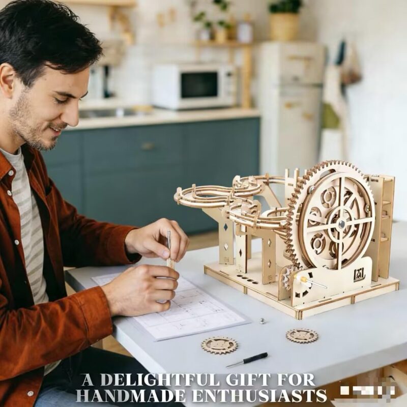 Aijuye Mechanical Maze 3D Wooden Marble Run