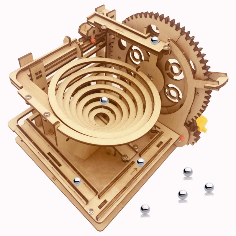 Iqietoy Motorized Gear Lift 3D Wooden Marble Run Iqietoy Motorized Gear Lift 3D Wooden Marble Run