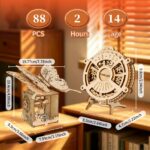 Music Park Butterfly & Calendar 3D Wooden Puzzle