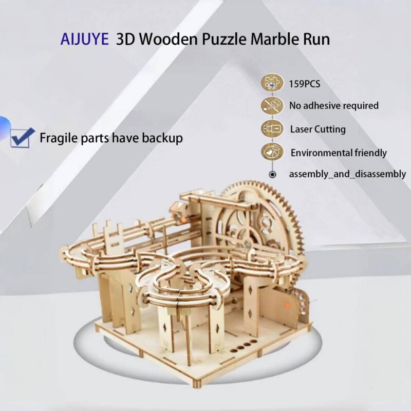 Aijuye Mechanical Maze 3D Wooden Marble Run