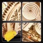 Iqietoy Motorized Gear Lift 3D Wooden Marble Run