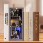 Qianling Timeless Bookshop DIY Book Nook Kit with LED