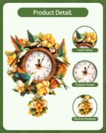 Rnfinewow Hummingbird 3D Wooden Clock Puzzle