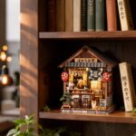 Kubelyx Japanese Izakaya DIY Book Nook Kit with LED