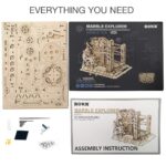 Rokr Lift Coaster 3D Wooden Marble Run