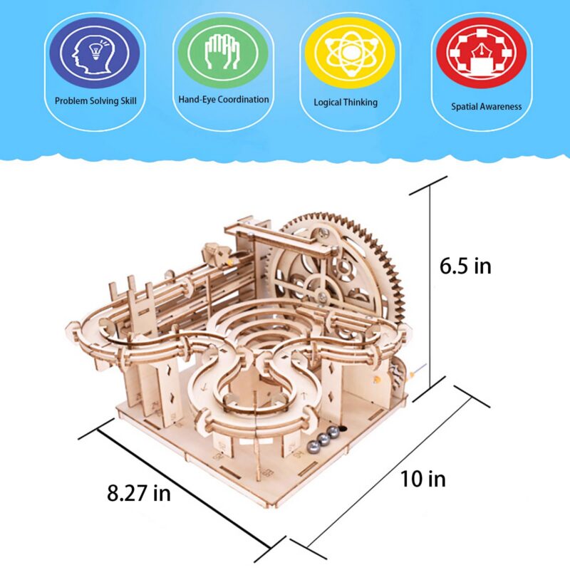 Aijuye Mechanical Maze 3D Wooden Marble Run