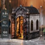 Soothee Dragon Castle DIY Book Nook Kit with LED