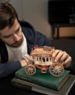 Rokr Stagecoach 3D Wooden Music Box Puzzle